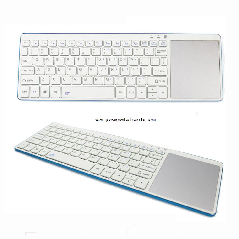 Ultra slim mini 2,4 G touch skærm trådløst tastatur