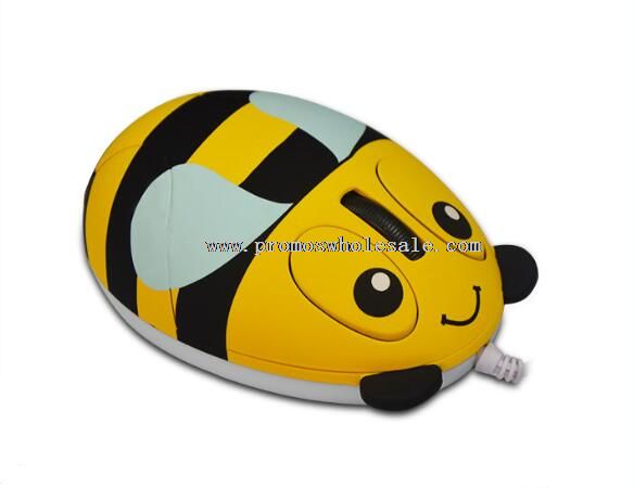wired bee shape mouse