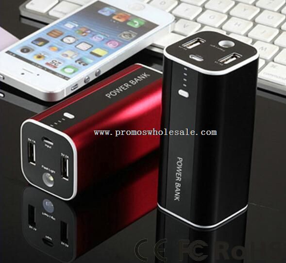 10400mAh Rectangular Cylinder Power Bank Metal Case