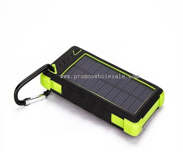 Carregador de bateria Solar portátil USB Dual 12000mAh