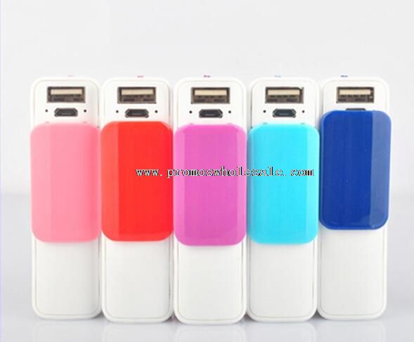 2600mAh Mini Slide rouge à lèvres Power Bank