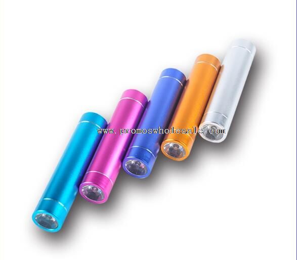Lipstick Power Bank 2600mAh with Torch
