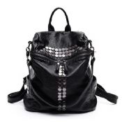 leather laptop backpack images