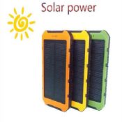 Portable 8000mAh Solar Dual USB External Battery Power Bank images