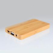 Power Bank 6000mAh Bamboo Wood images