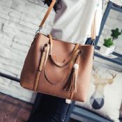 pu leather single strap shoulder bag images