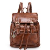 Vintage kulit coklat pria wanita desain ransel images