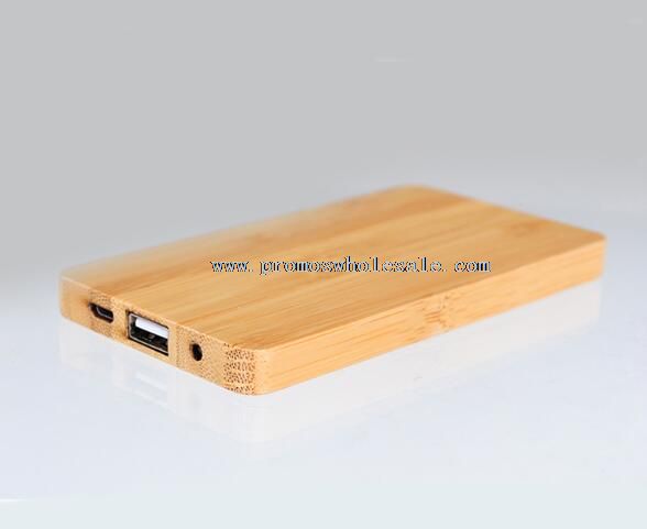 Power Bank 6000 mAh Bamboo drewna