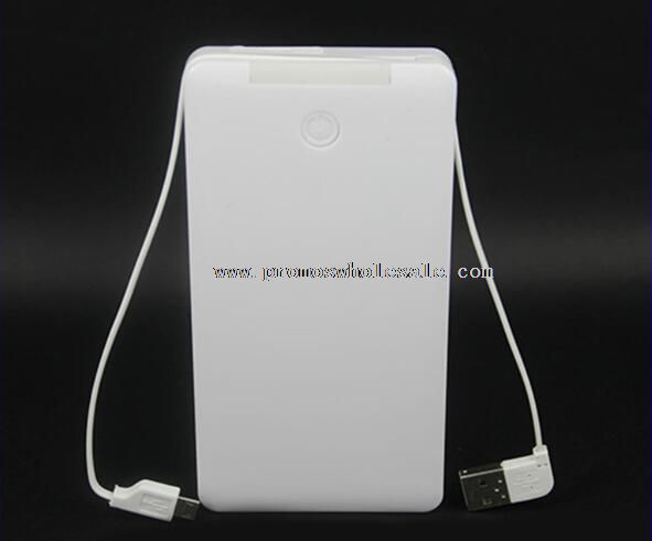 Universal Power Bank with Dual USB Cable and USB Drive