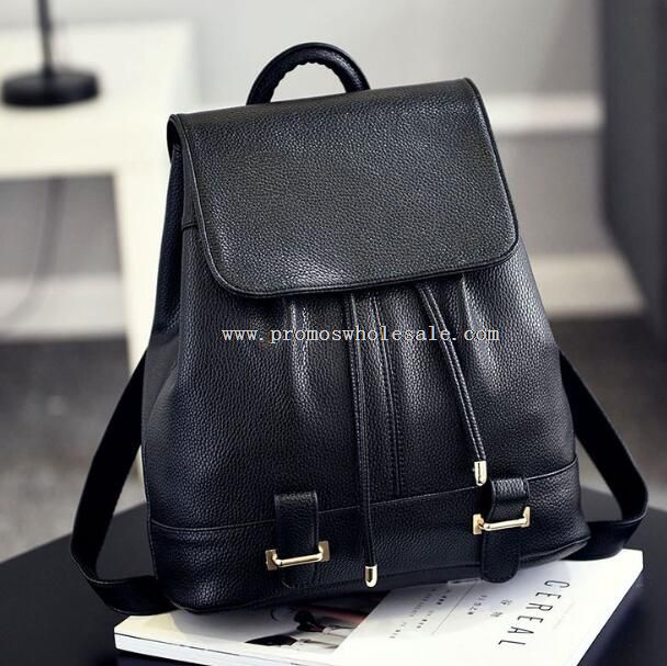 women leather laptop backpack bag