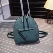 PU leather women daily backpack images