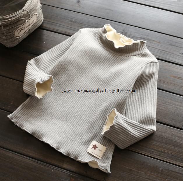 girls fashion bottom knitting t shirts