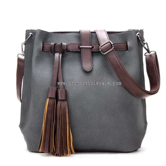 læder vintage cross body messenger tasker