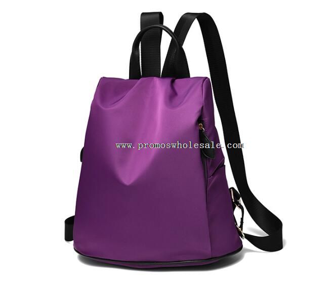 nylon bag simple school hiking backpack