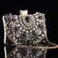 crystal diamond square evening bag small picture