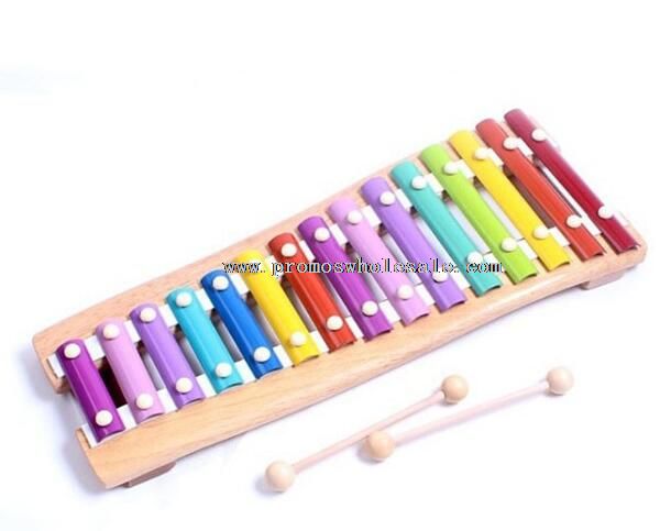 15 нотатки ксилофон стукає музичні іграшки