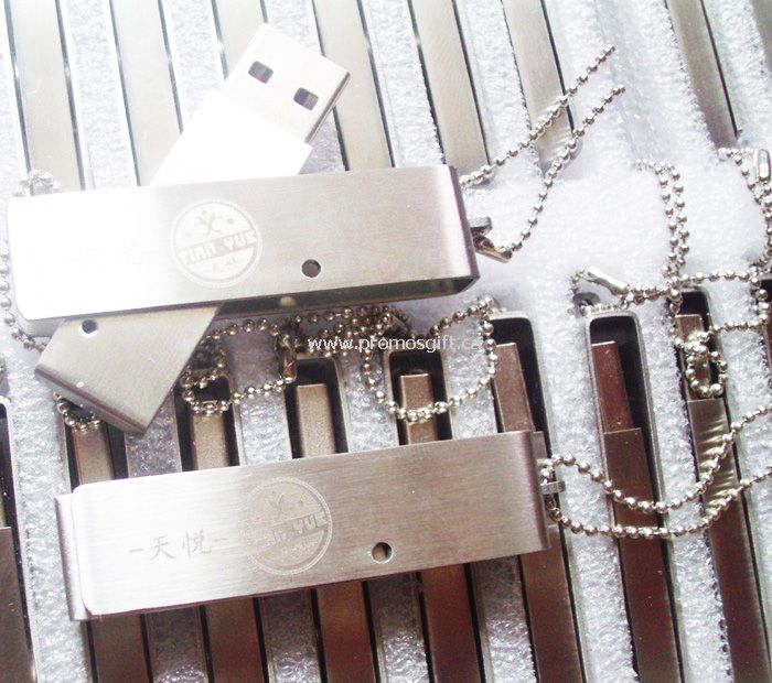 Swivel de metal USB Flash Disk