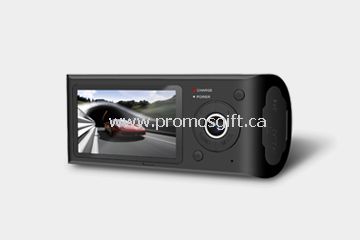 Lente dual GPS lazo grabación DVR coche