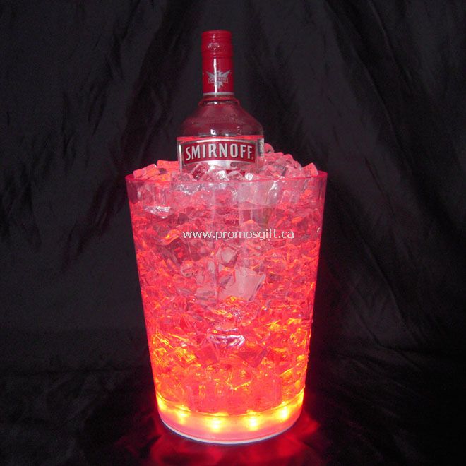 Led ice bucket