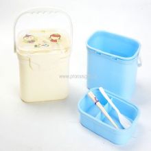 Plastic Lunch Box with Handle images