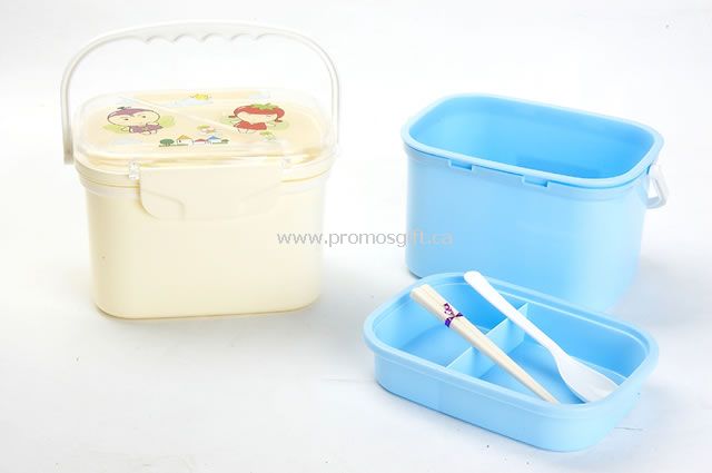 Plastic Lunch Box with Handle