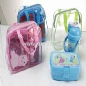 Plastic Lunch Box With Water Bottle images