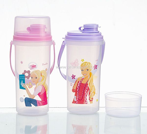 Plastic Barbie Children Water bottle