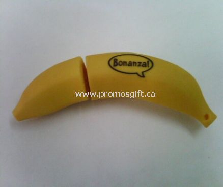 Banana de silicone USB Flash Drive