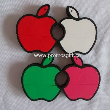 Forme de pomme silicone disque USB