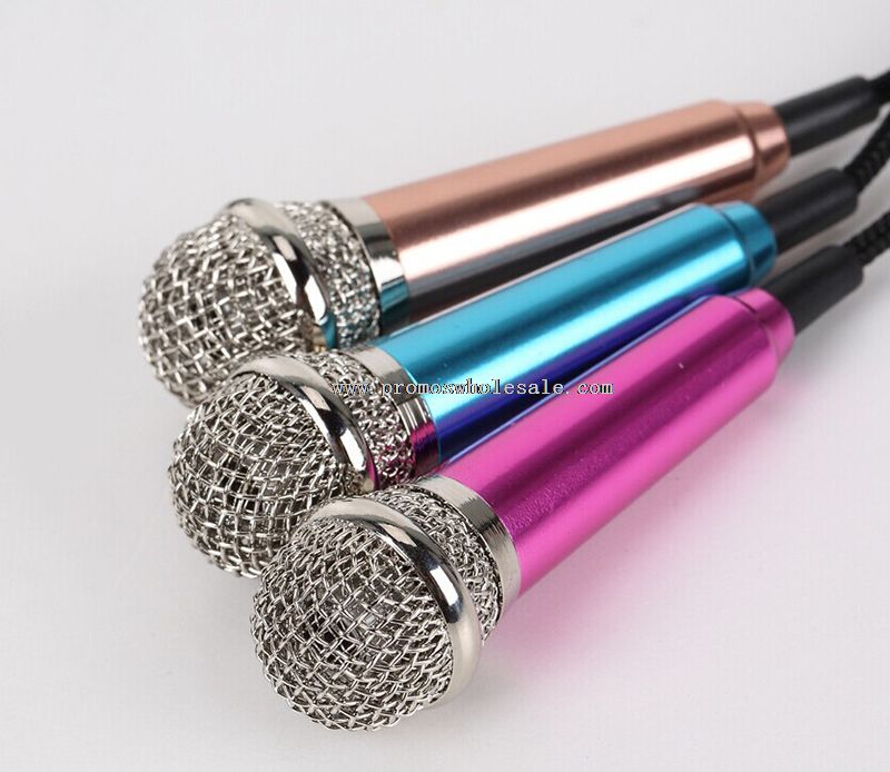 Mini cellphone microphone Handheld Wired Condenser Microphone for mobile phone