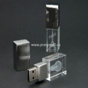 3D Laser logo krystal USB Flash Drive images