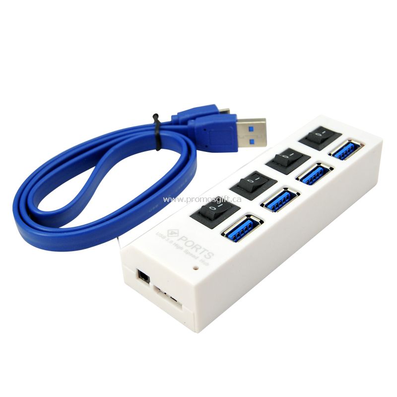 Super nopeus 4 PORTIN USB 3.0-HUBI