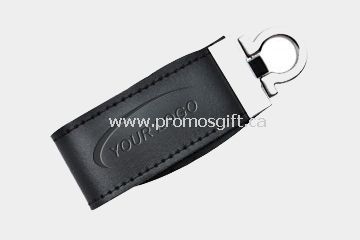 Leather Design USB Disk with Logo