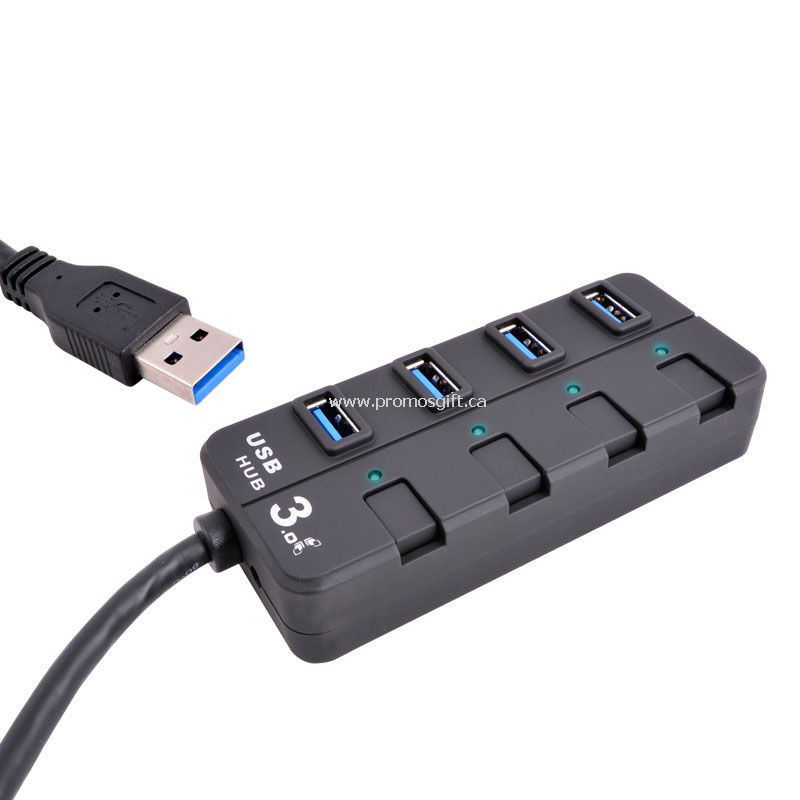 4 порту КОНЦЕНТРАТОРА USB 3.0