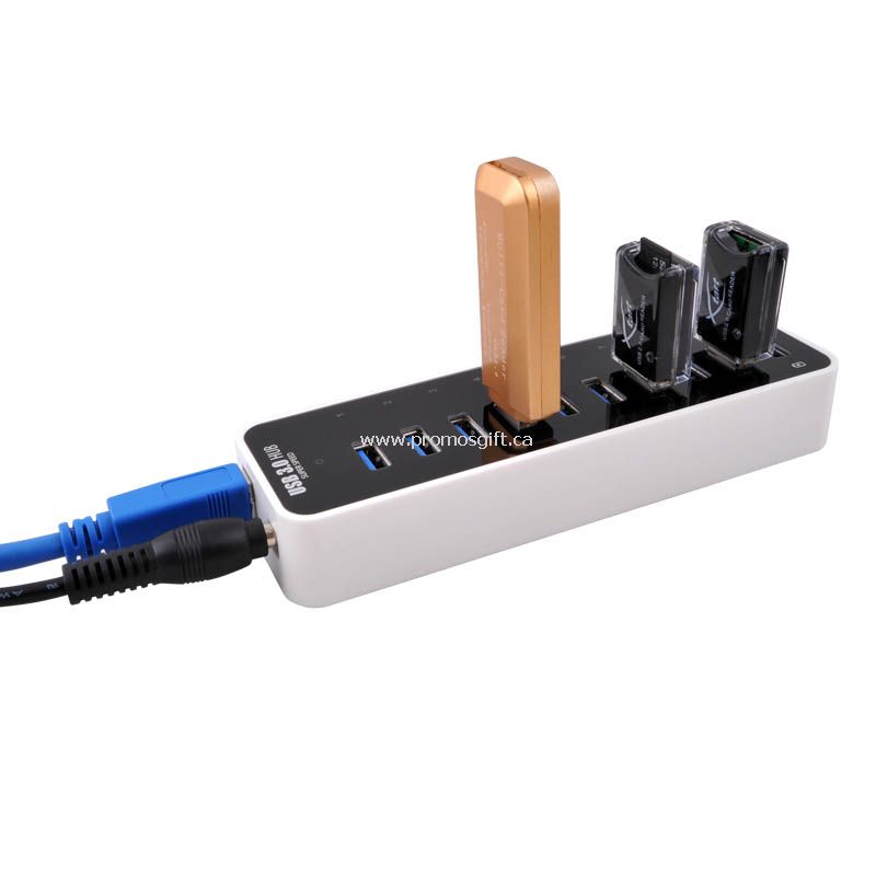 KONCENTRATOR USB 3.0 z 10 portów piasty
