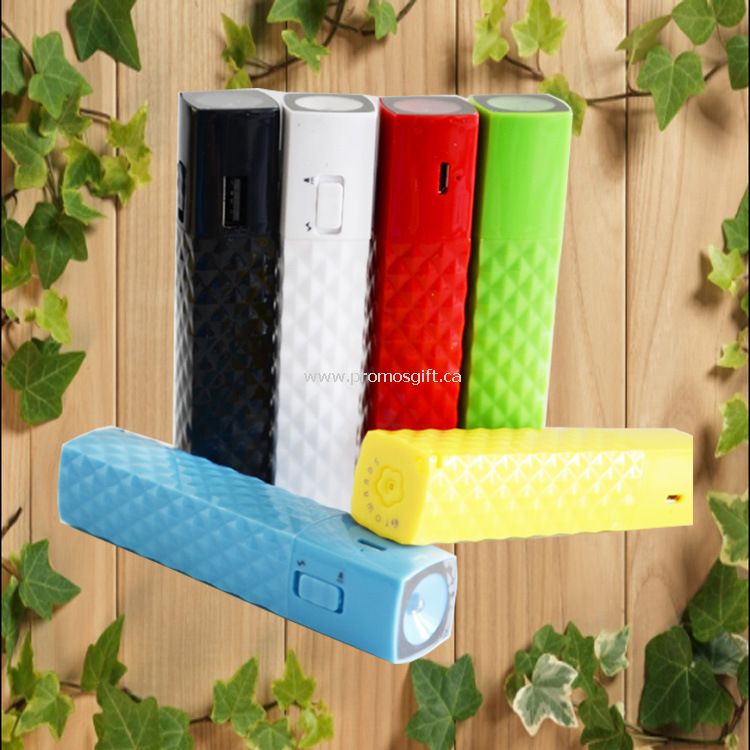 2600mah Power banks with Flashlight