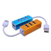 Concentrateur de port USB 2.0 mini 4 avec boîtier en Aluminium images