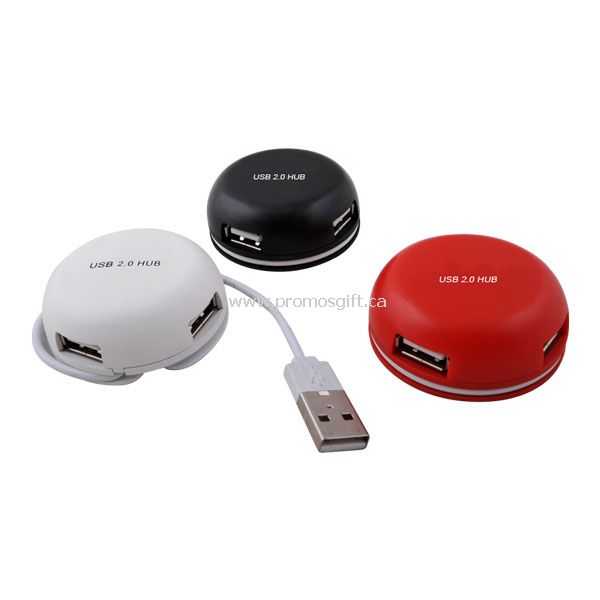 Mini USB 2.0 HUB con 4 porte