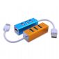 Concentrateur de port USB 2.0 mini 4 avec boîtier en Aluminium small picture