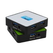 USB 3.0 HUB with 4 port hub with aluminium case images