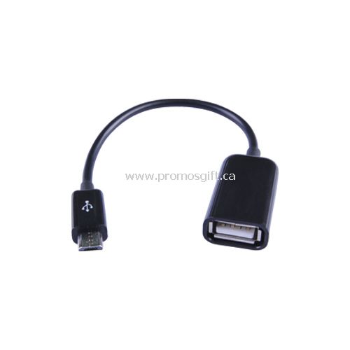 USB 2.0-hub til Micro USB til smarttelefon
