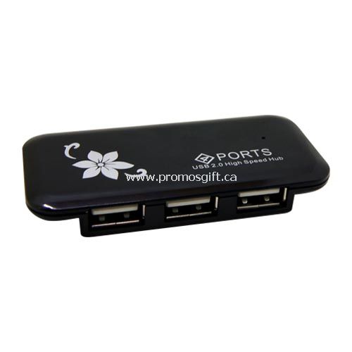 USB 2.0 med 4-port hub