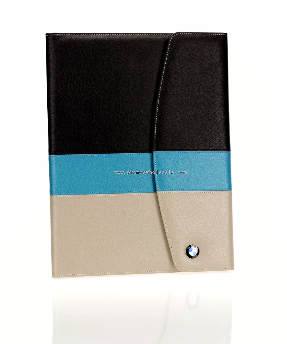 A4 A5 folder dengan pena pemegang kartu pemegang PU/PVC kulit file paket