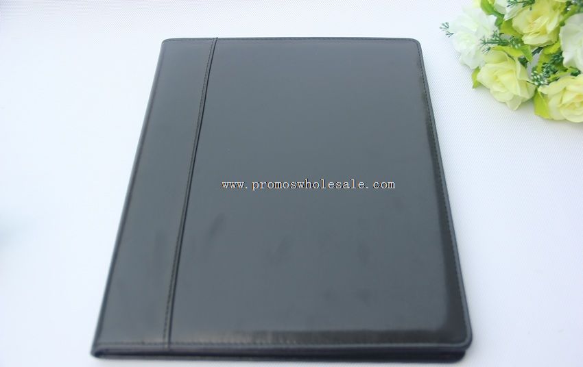 A4 size PU leather promotion cheap portfolio folder