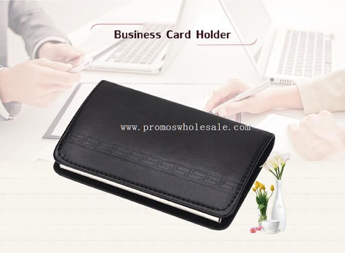 Aluminum business card holder