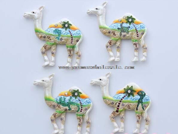 Ímãs de geladeira decorativo camelo forma funcy polyresin