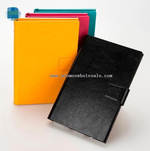 Diary notebook with 10000MA power bank business portfolio