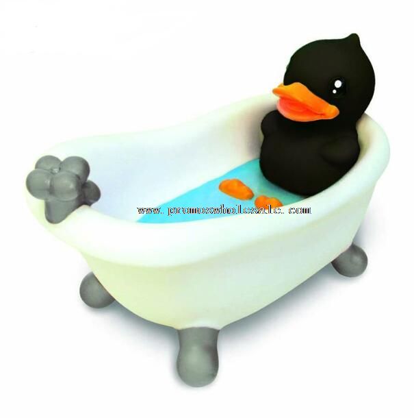 Duck shape plastic soap dish