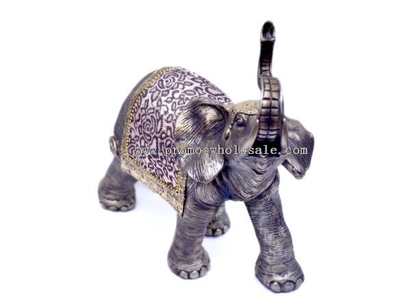 Ofícios para a decoração home da resina elefante