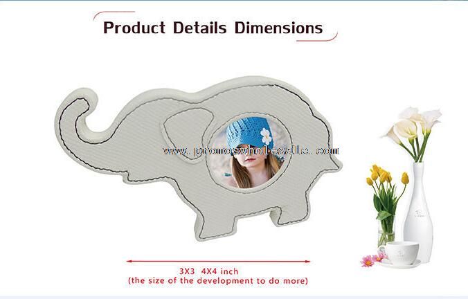 Elefant form design fotorammer